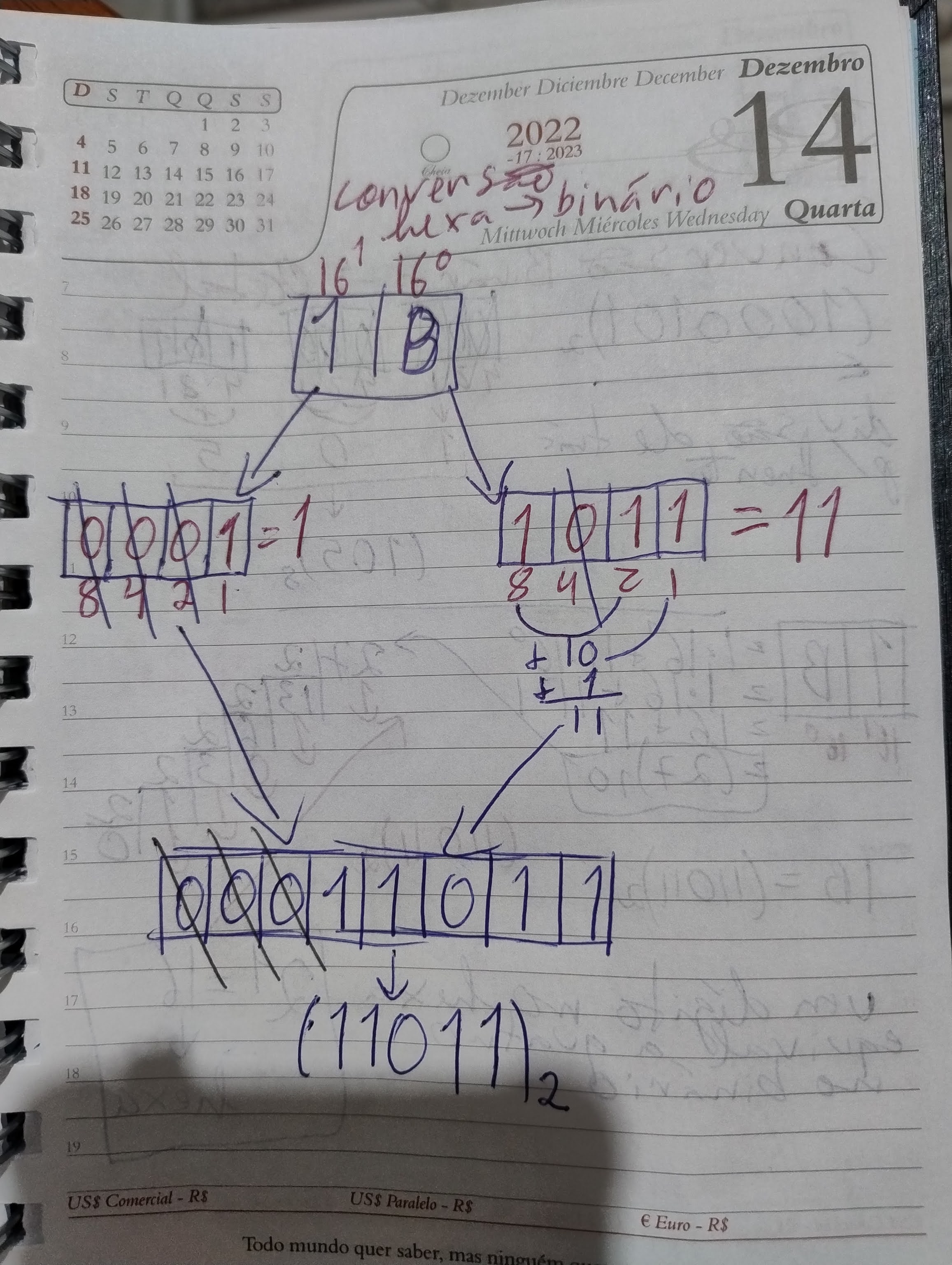 foto com texto e contas