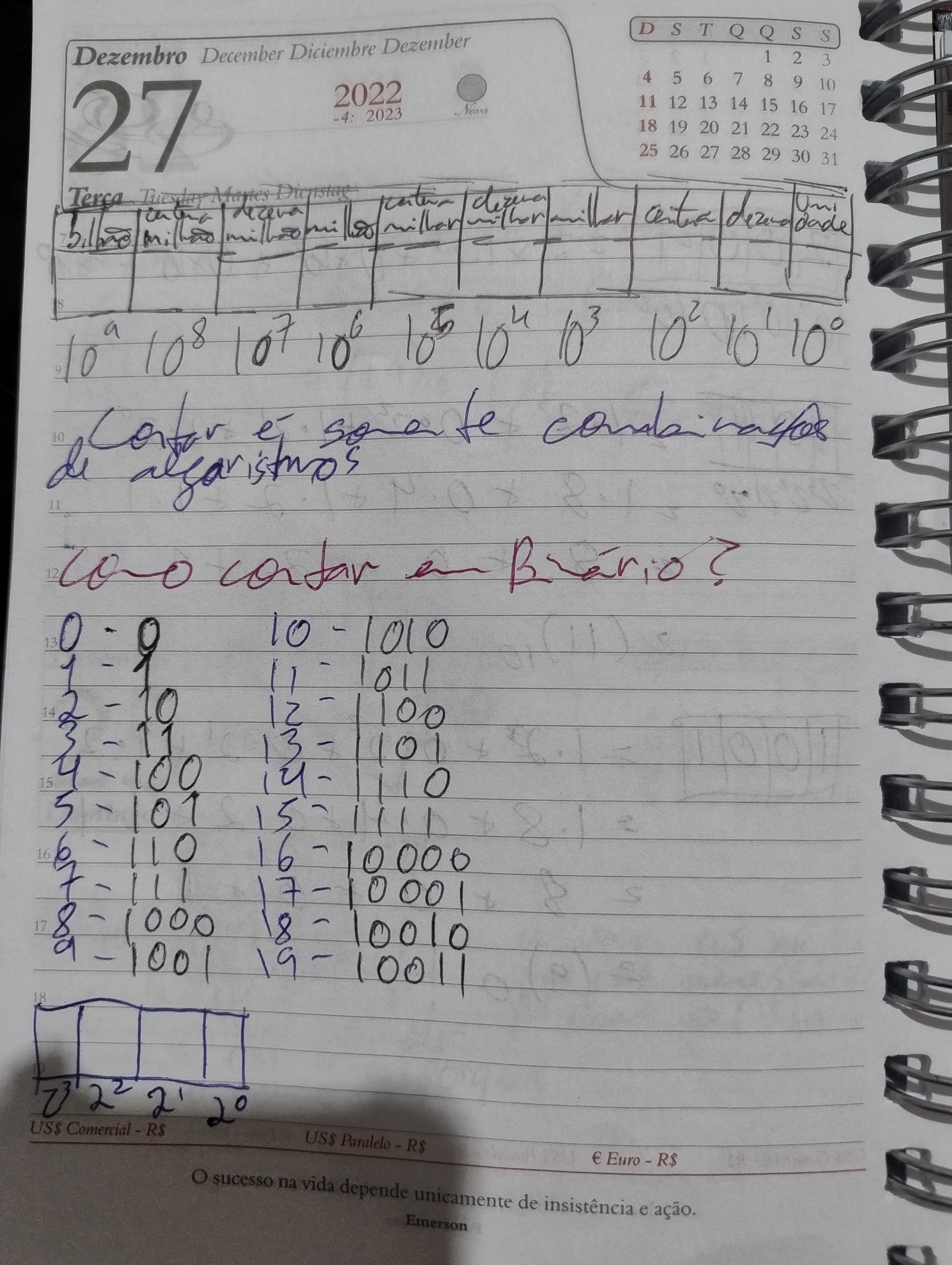 foto com texto e contas