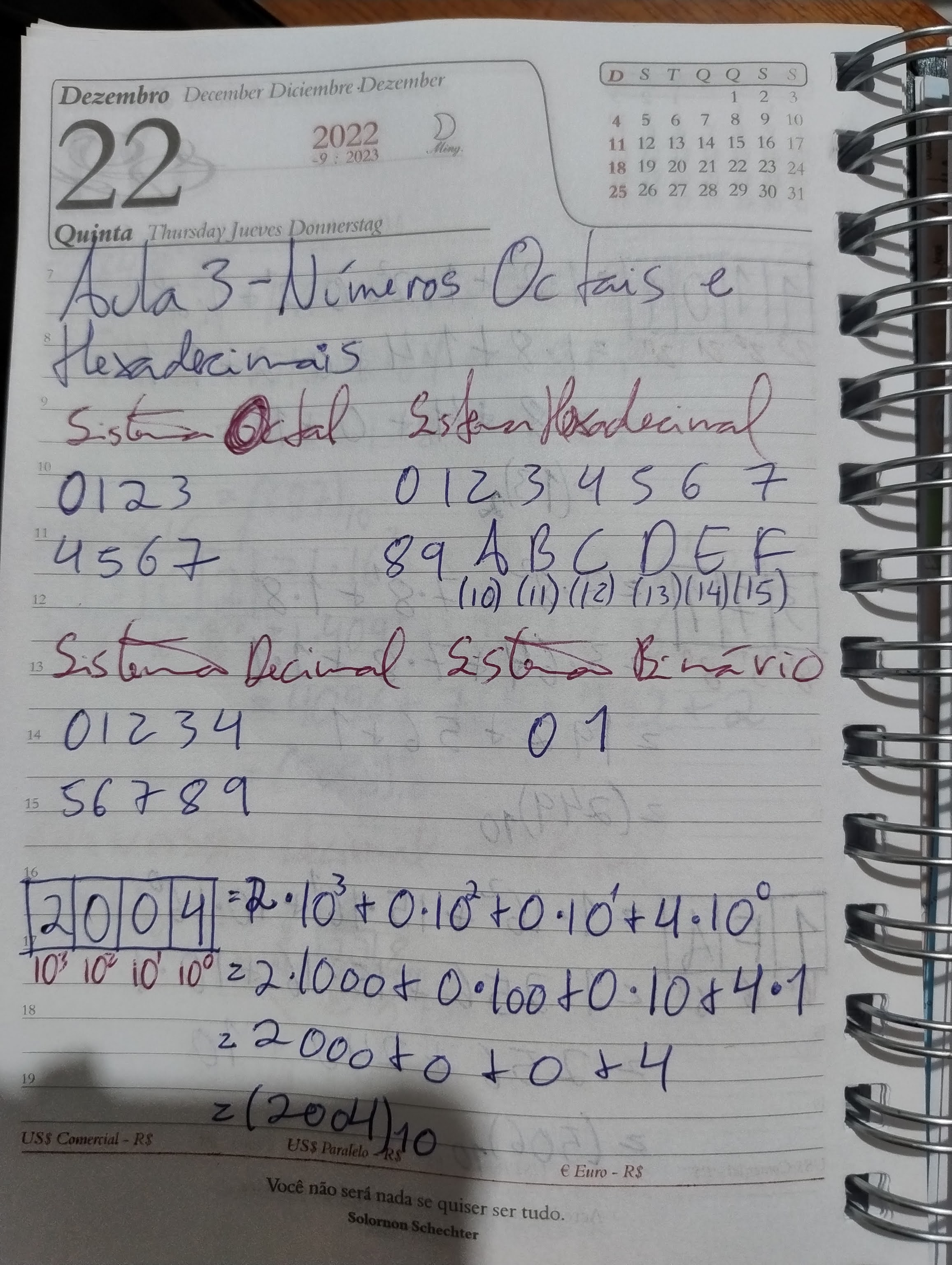foto com texto e contas